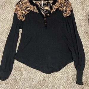 Free People- Easy Breezy Henley top